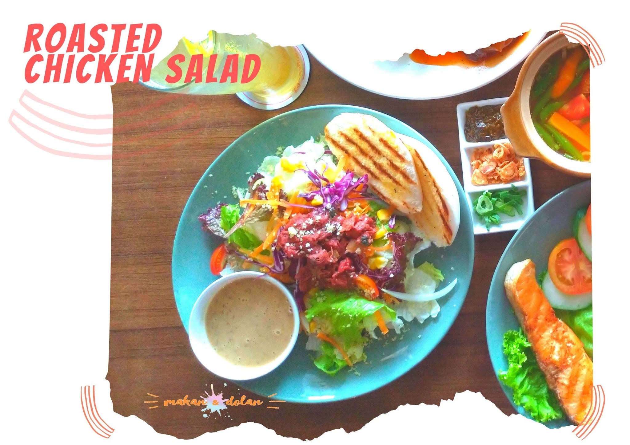 orange brown cafe